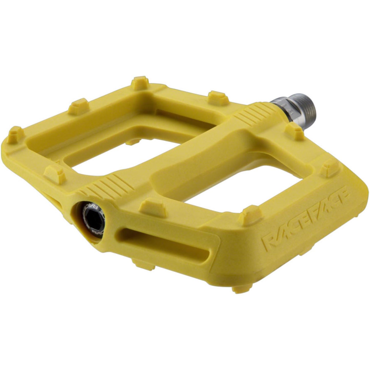 Race Face Ride Platform Bike Pedals - Nylon - Yellow - Pair [MPN: PD20RIDYEL]_1254969