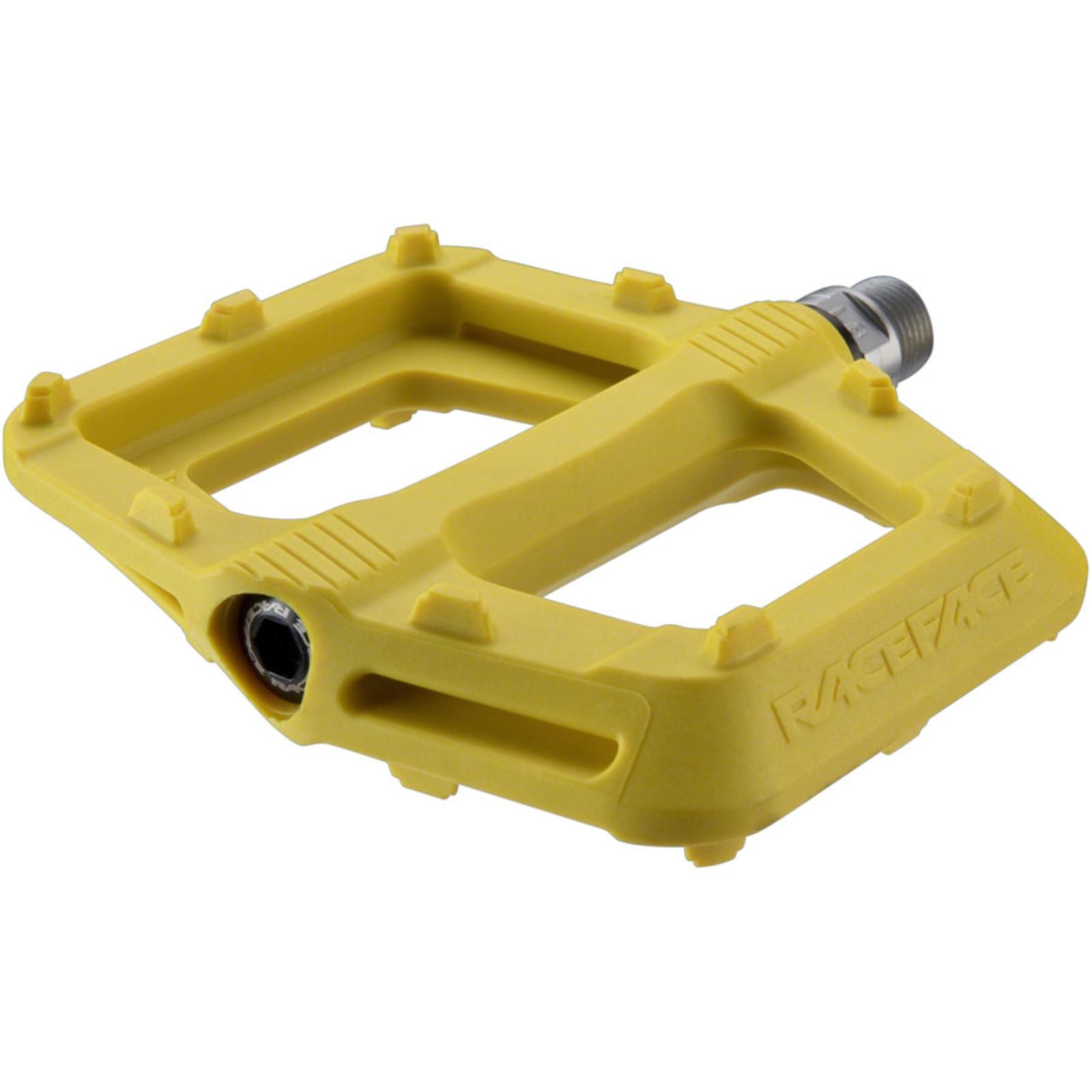 Race Face Ride Platform Bike Pedals - Nylon - Yellow - Pair [MPN: PD20RIDYEL]_1254969
