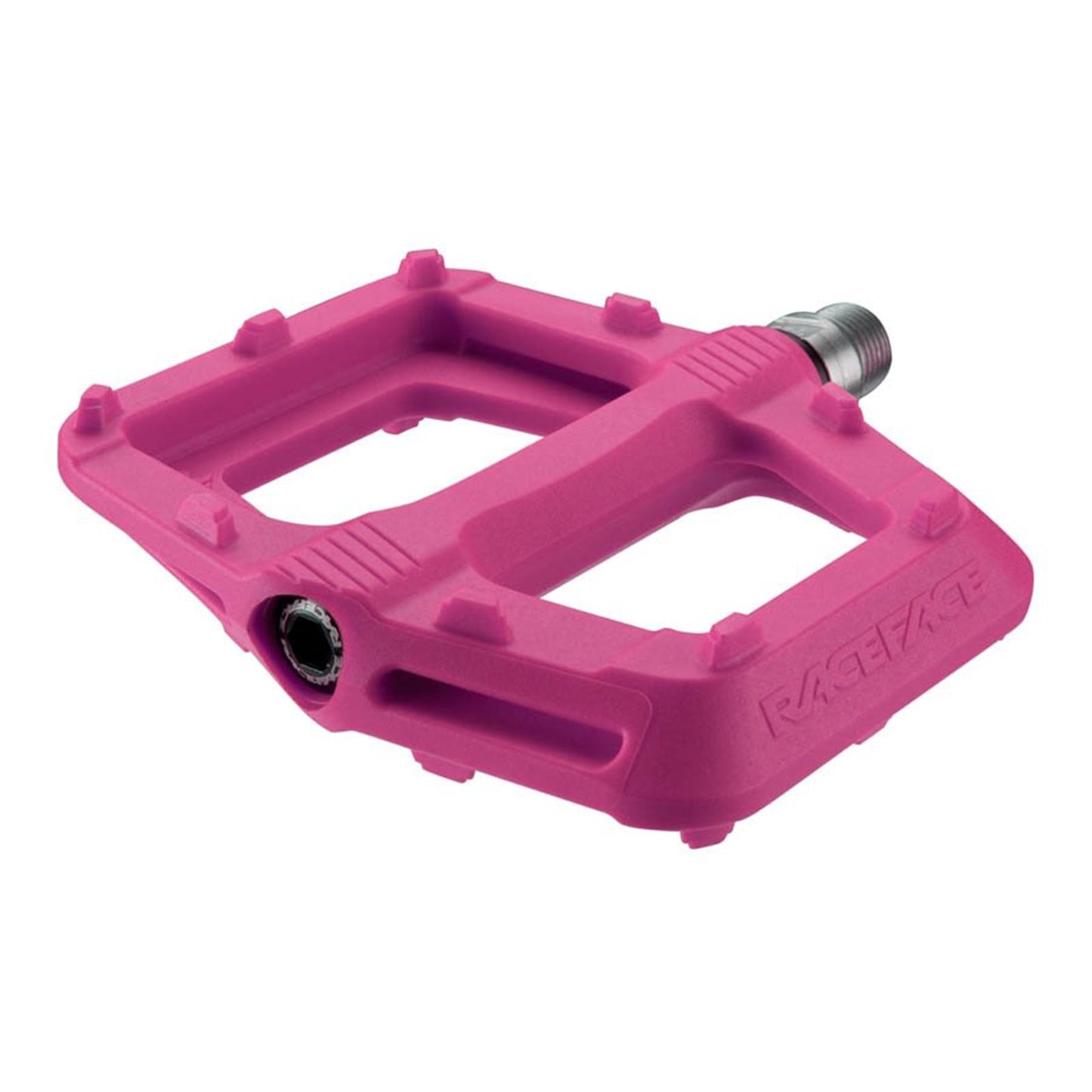 Race Face Ride Platform Bike Pedals - Nylon - Pink - Pair [MPN: PD20RIDMAG]_1115956