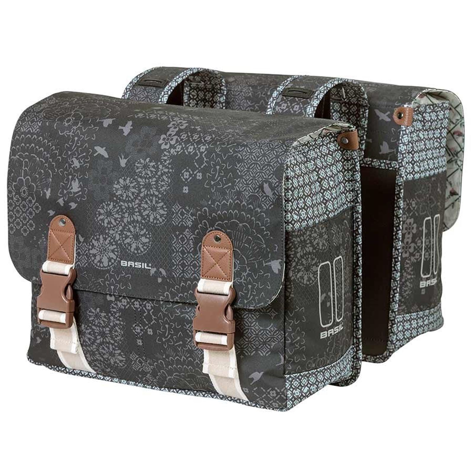 Basil Bohème Bike Pannier - 35L - Grey [MPN: 18013]_1115991