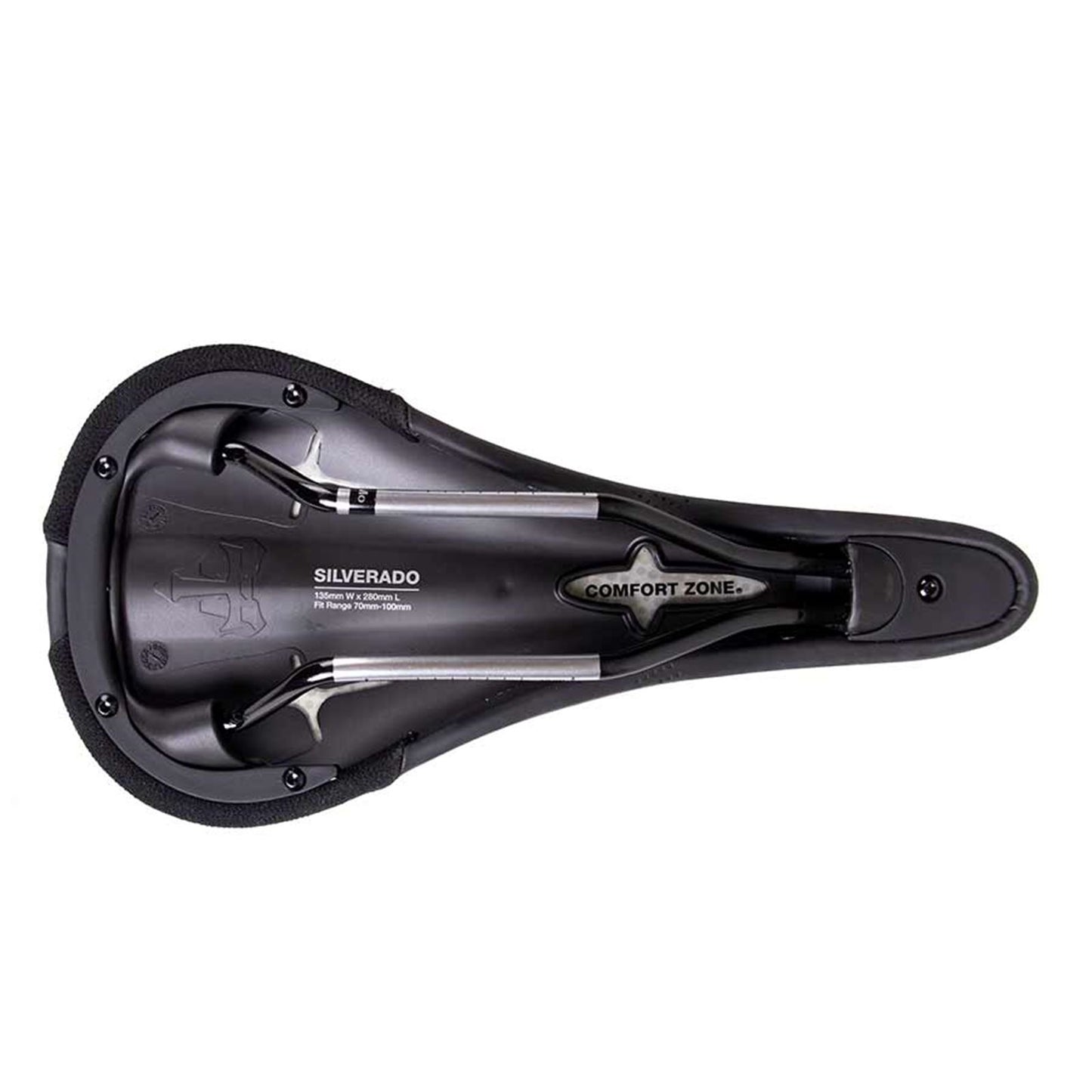 WTB Silverado CroMoly Narrow Bike Saddle 280 x 135mm - Unisex - Black [MPN: W065-0576]_1116065