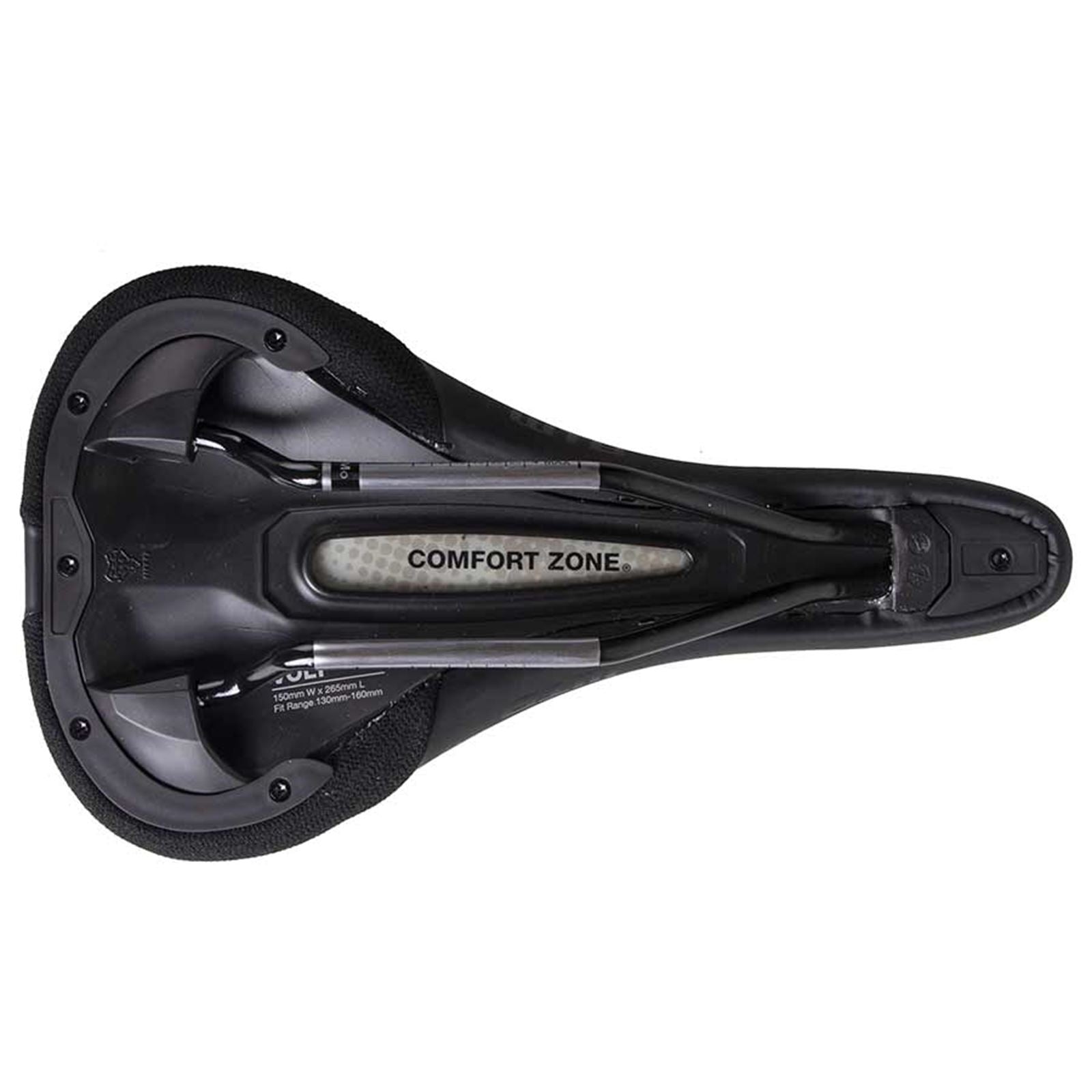 WTB Volt CroMoly Wide Bike Saddle 265 x 150mm - Unisex - Black [MPN: W065-0589]_1116059