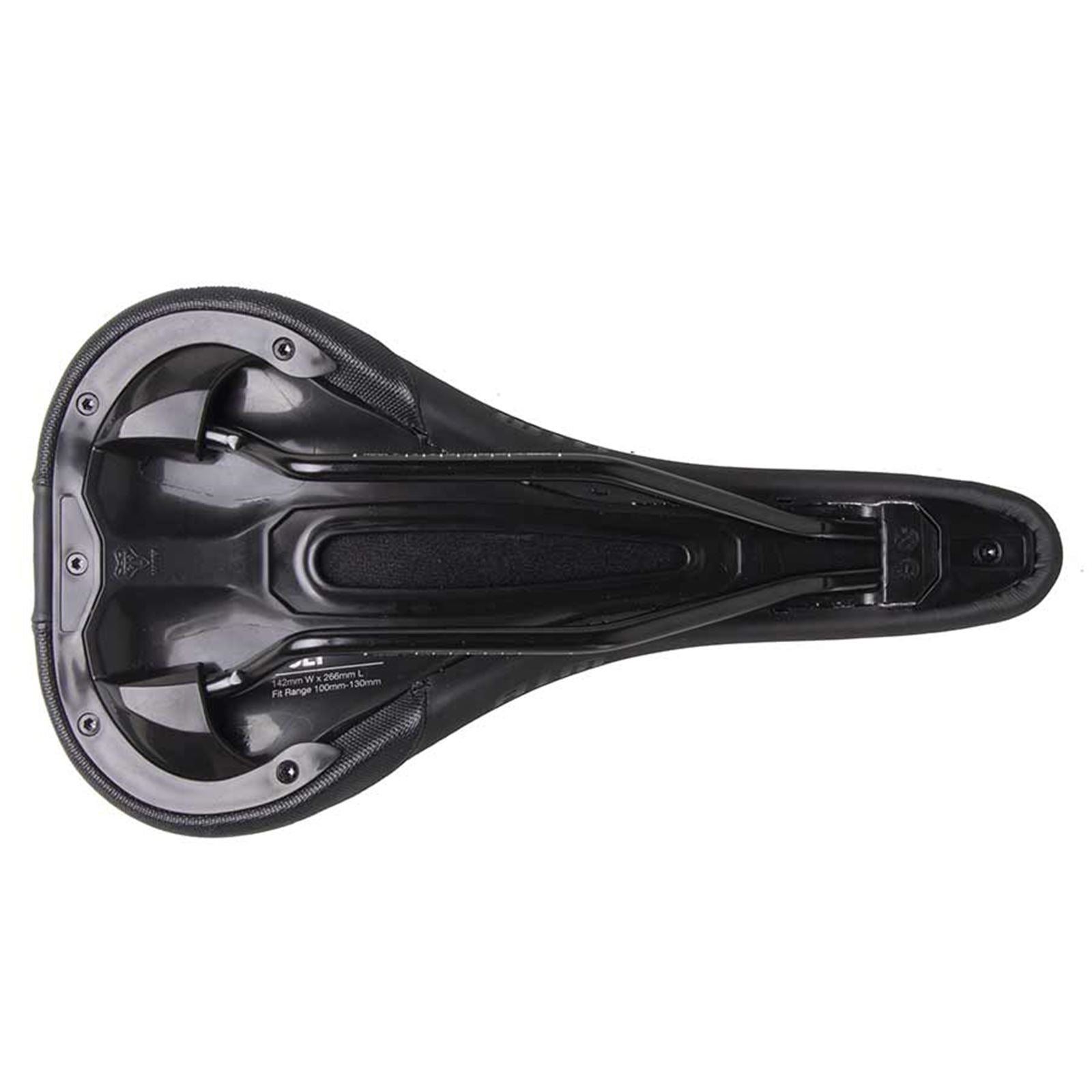 WTB Volt Steel Medium Bike Saddle 265 x 142mm - Unisex - Black [MPN: W065-0587]_1116119