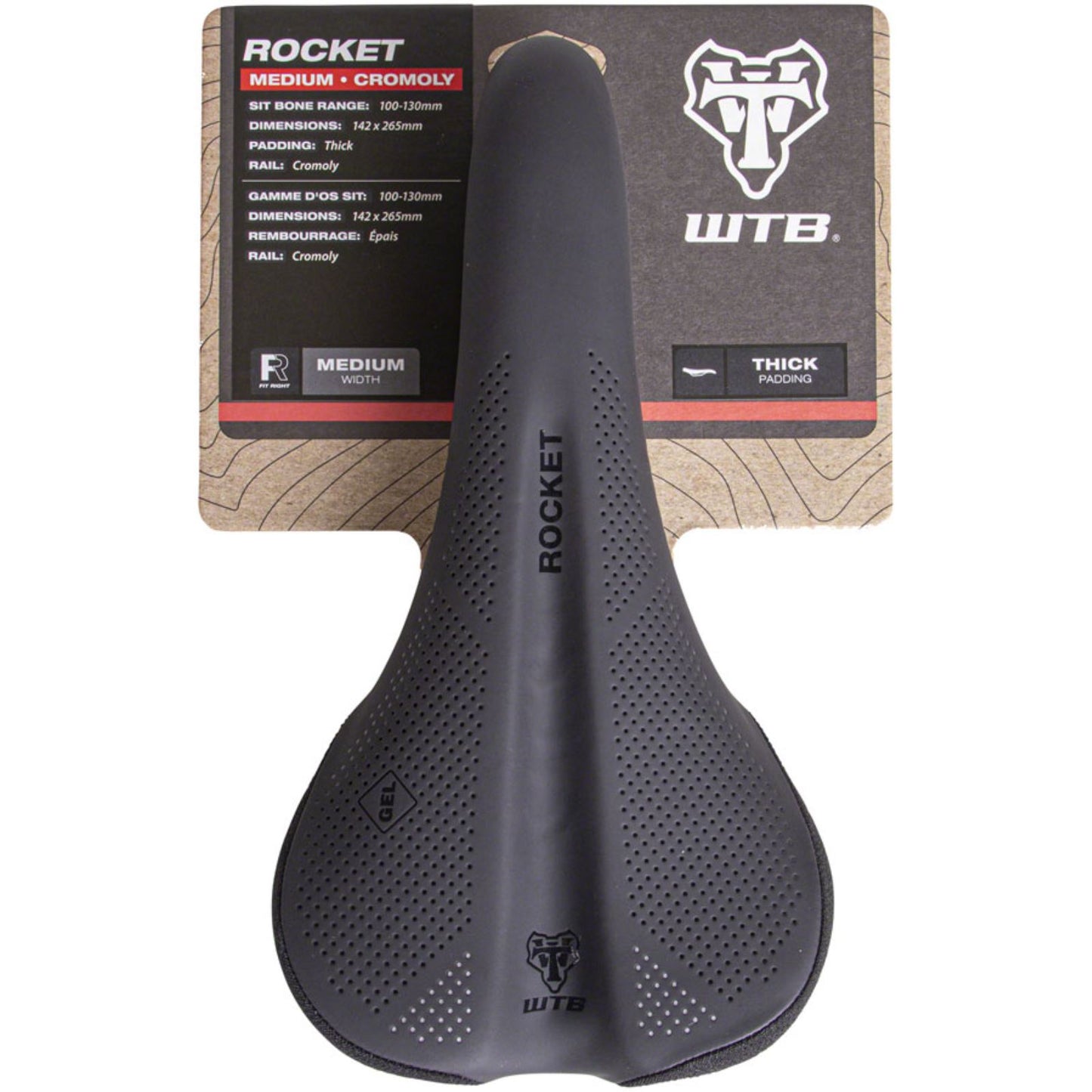WTB Rocket Medium Bike Saddle [MPN: W065-0593]_1258371