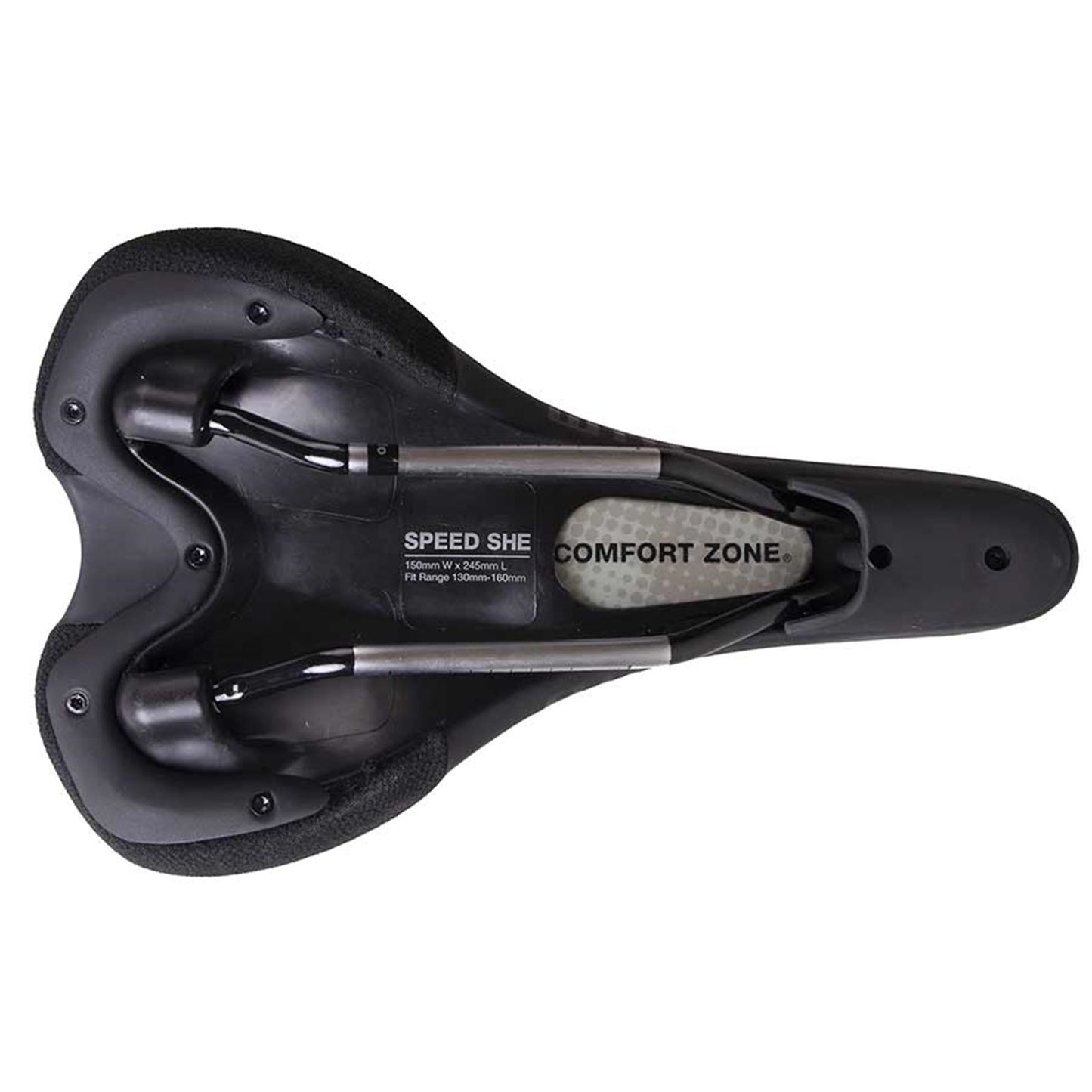 WTB Speed She Steel Bike Saddle - 245 x 150mm - Women - Black [MPN: W065-0627]_1116144