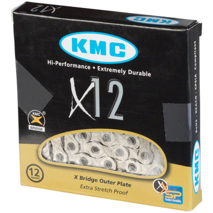 KMC X12 Chain - 126 Links - Silver [MPN: X12 x 126L]_1229213