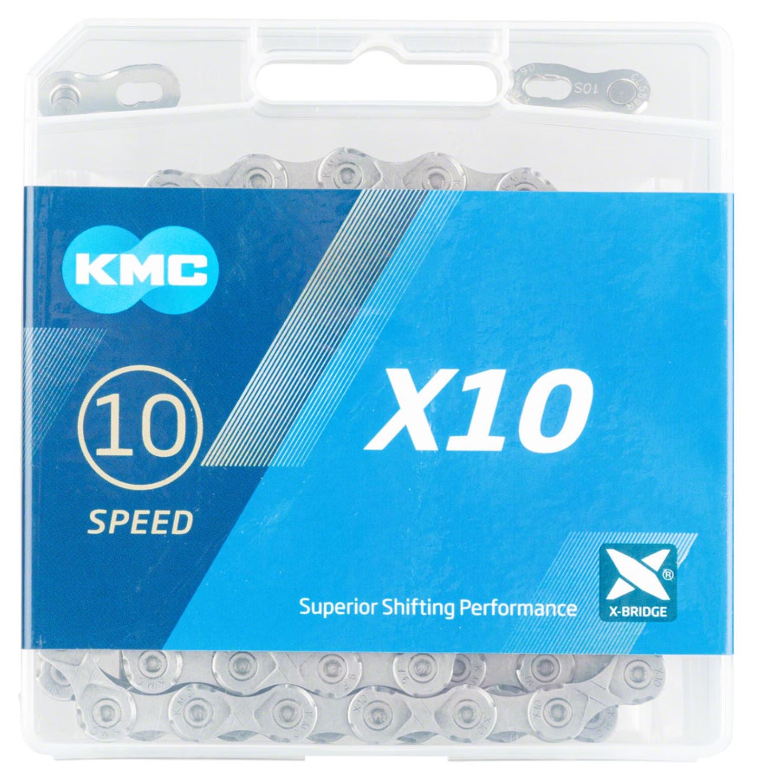 KMC X10 GY/GY Chain 116 Links - Grey [MPN: X10 GY/GY - 116L]_1277621