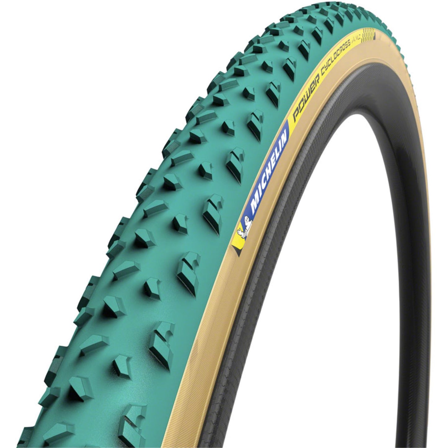 Michelin - Bicycle Power Cyclocross Mud Tubular Bike Tire 700x33C 3x120TPI - Green 38875_1268684