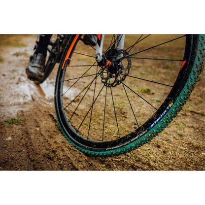 Michelin - Bicycle Power Cyclocross Mud Tire 700x33C 3x120TPI - Green 87136_1268689