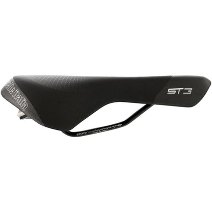 Selle Italia ST 3 SuperFlow Bike Saddle 270 x 160mm - Black/Hi-Viz 021O701MEC001_1293949
