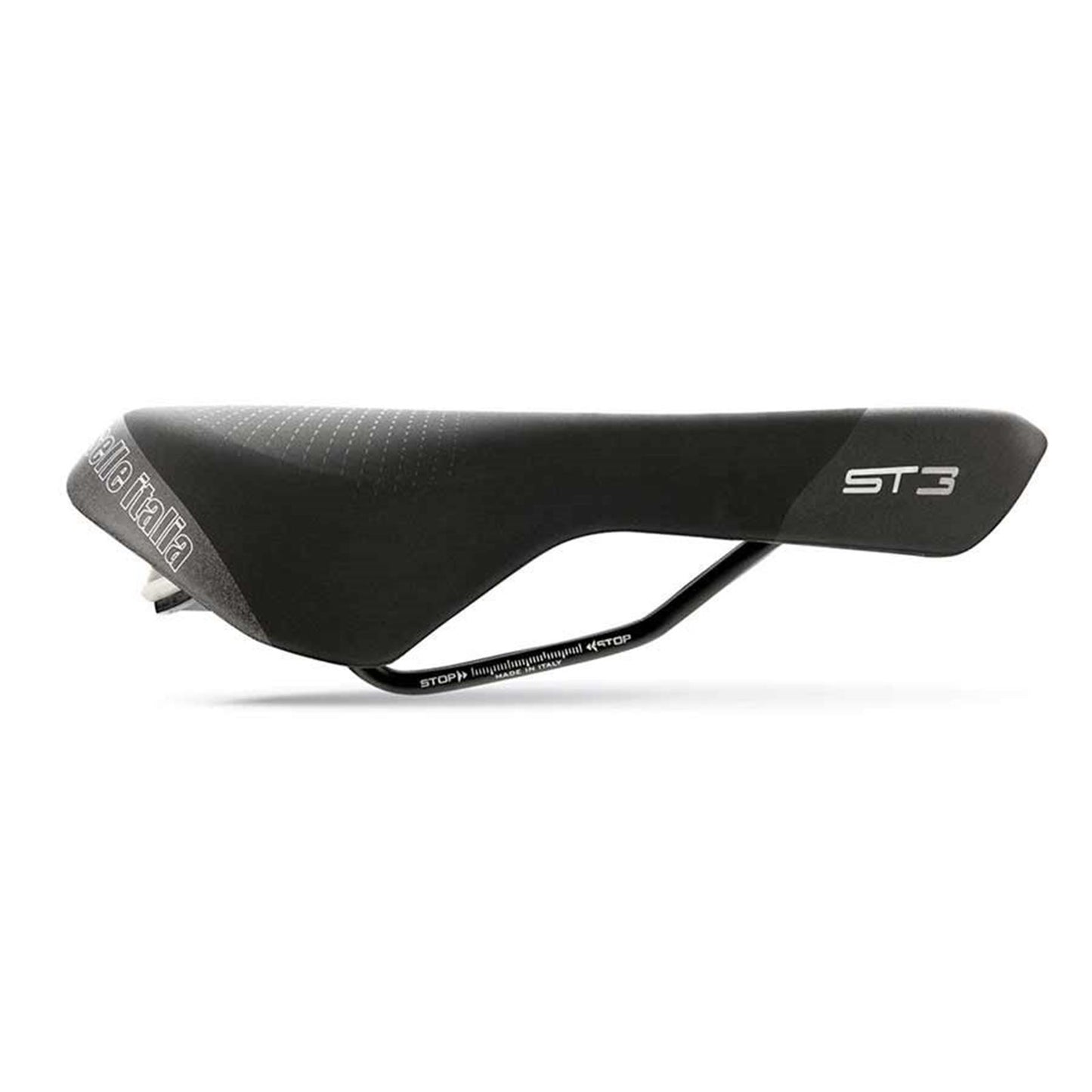 Selle Italia ST 3 SuperFlow Bike Saddle 270 x 160mm - Black/Hi-Viz 021O701MEC001_1117105