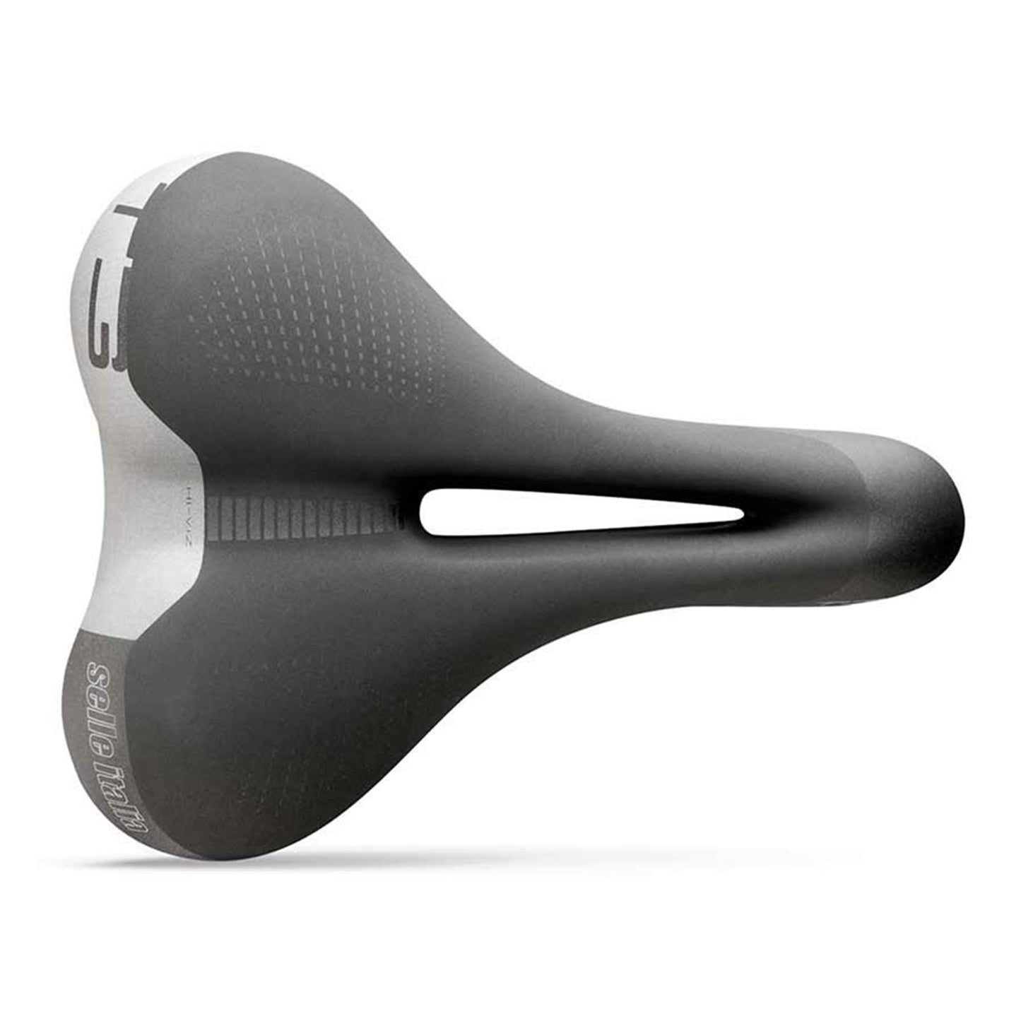 Selle Italia T 3 Flow Bike Saddle 267 x 210mm - Unisex - Black/Hi-Viz 003L701MEC001_1117112