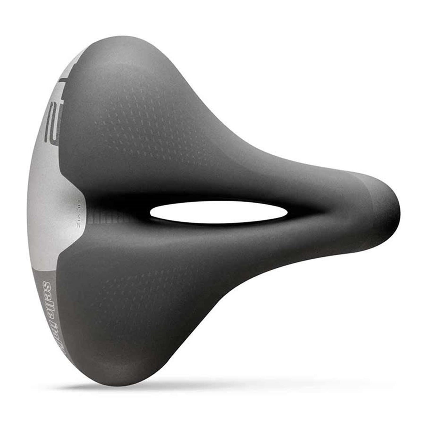Selle Italia T 2 Flow Bike Saddle 258 x 233mm - Unisex - Black/Hi-Viz [MPN: 056L901MEC001]_1117114
