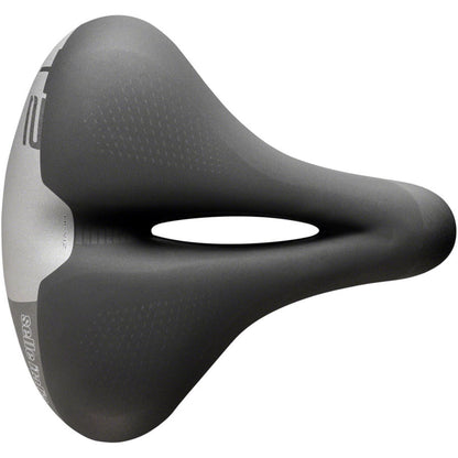 Selle Italia T 2 Flow Bike Saddle 258 x 233mm - Unisex - Black/Hi-Viz [MPN: 056L901MEC001]_1293956
