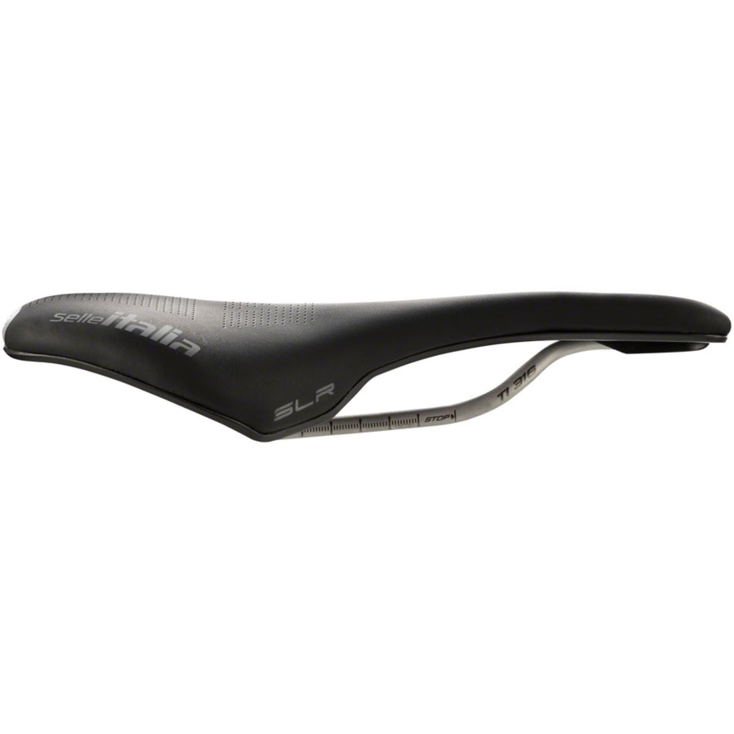 Selle Italia SLR Boost Gravel Superflow S Saddle 248 x 130mm - Black/Hi-Viz 041A420IKC003_1293964