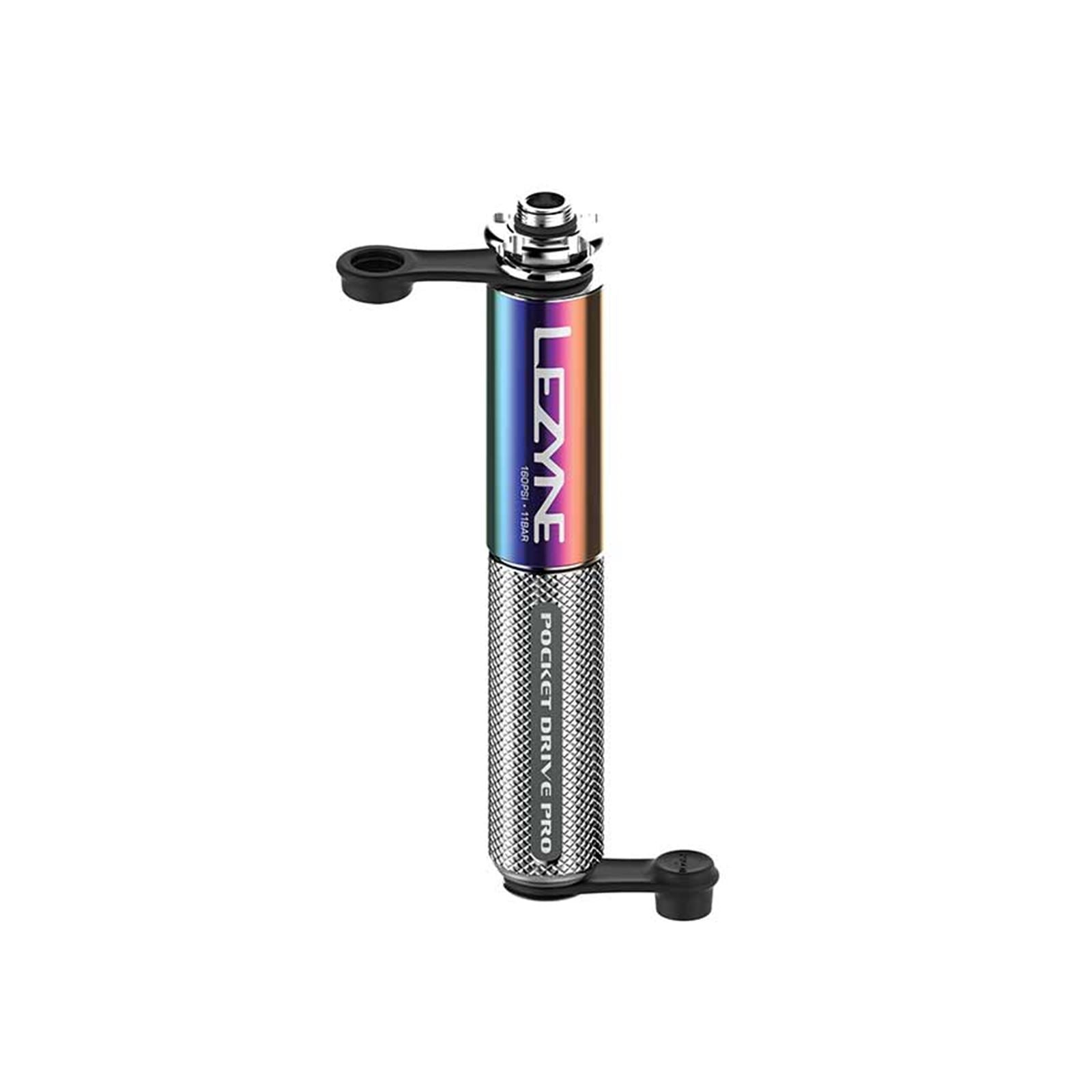 Lezyne Pocket Drive Bike Pump Abs Flip Chuck 160Psi [MPN: 1-MP-PKDRPRO-V106]_1117357