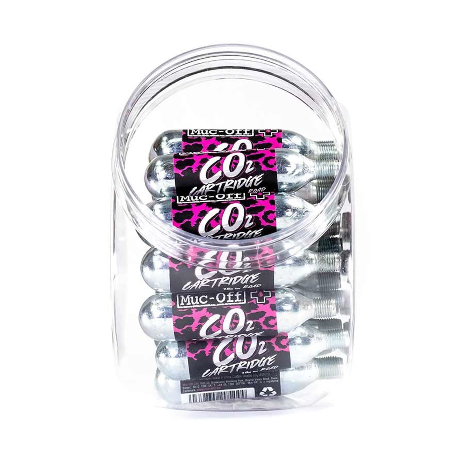 Muc-Off 16g CO2 Cartridges - Threaded - 40pcs [MPN: 20118]_1117457