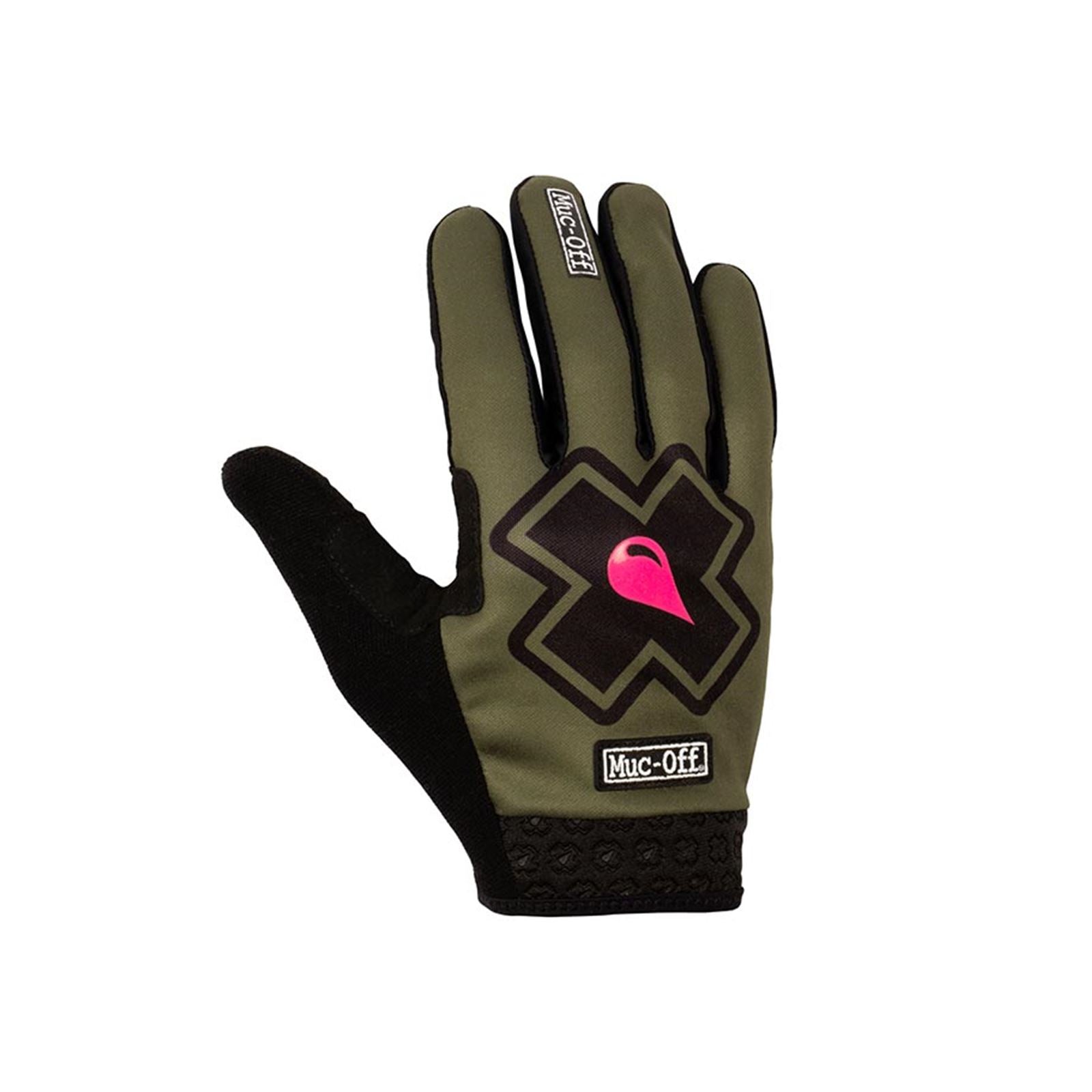 Muc-Off MTB Ride Full Finger Gloves - Green - Small [MPN: 20501]_1117484