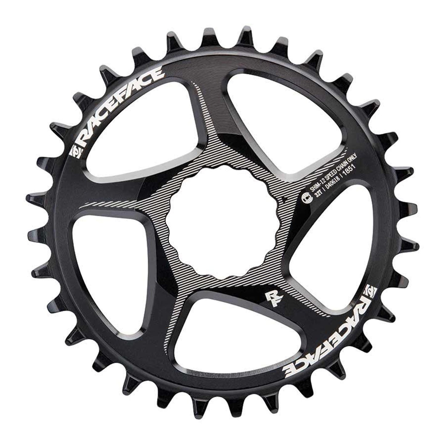 Race Face Cinch Chainring Teeth: 32 - Aluminum - Black [MPN: RNWDM32TSHI12BLK]_1117558