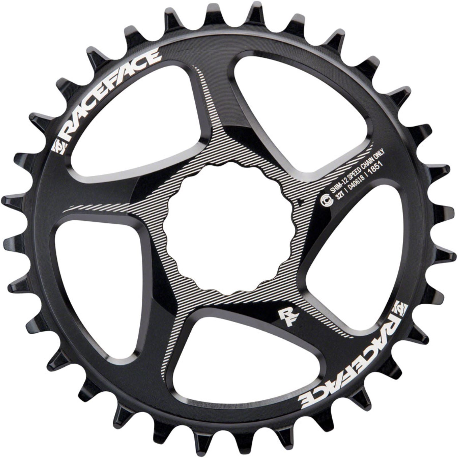 Race Face Cinch Chainring Teeth: 32 - Aluminum - Black [MPN: RNWDM32TSHI12BLK]_1254076