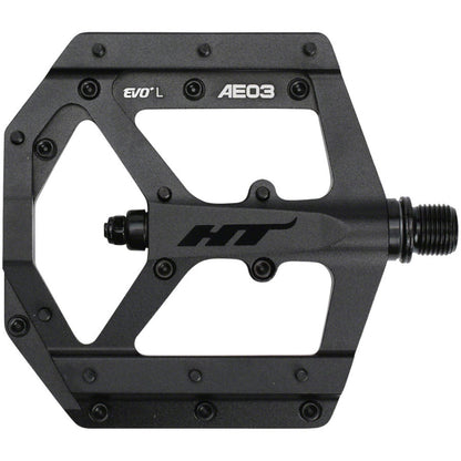 HT Components AE03 EVO+ Platform - Aluminum - 9/16'' Stealth Black - Pair [MPN: 102001AE03XX1J01D1X1]_1348326