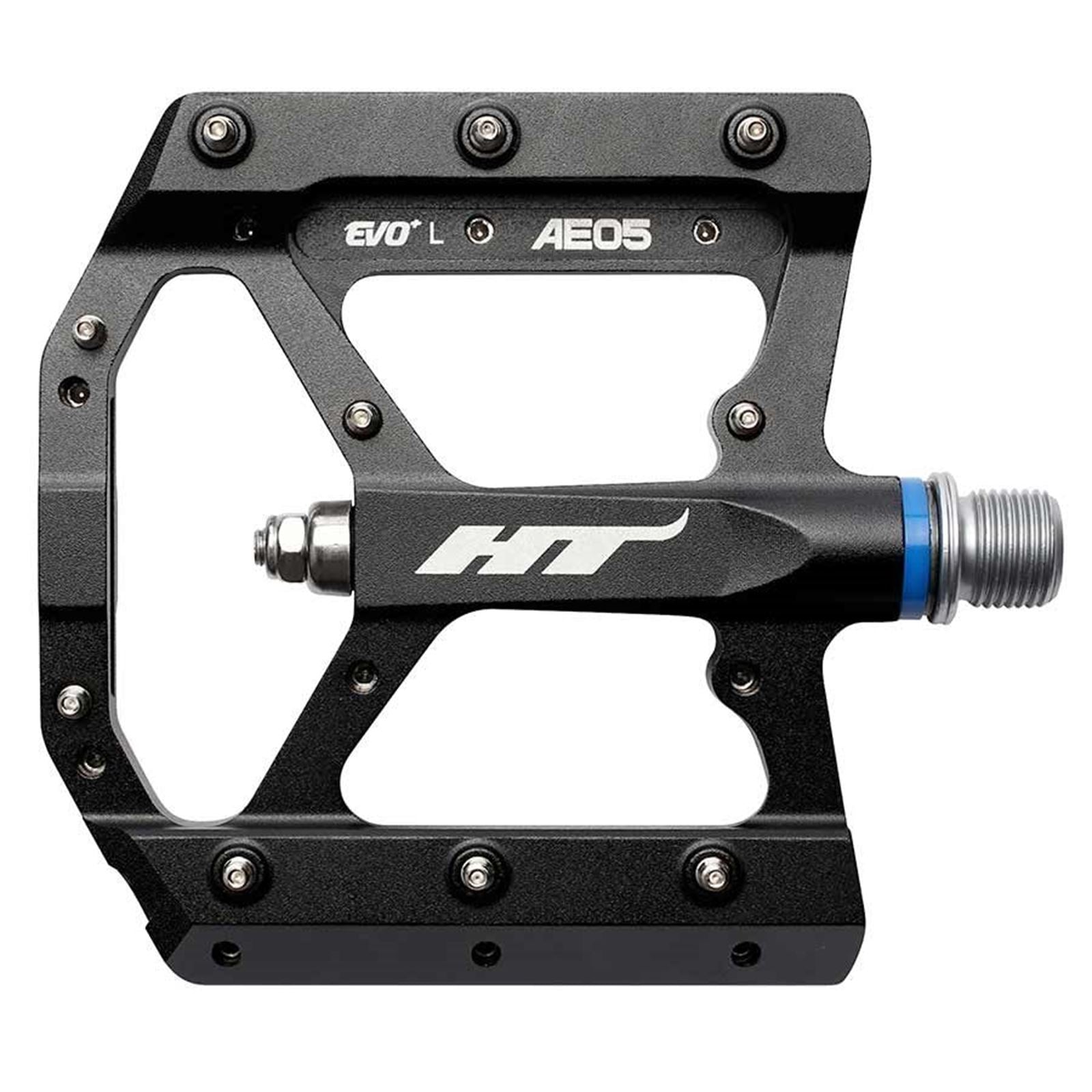 HT Components AE05 EVO+ Platform Pedals - Black -Pair [MPN: 102001AE05XX1J01G1X1]_1117766