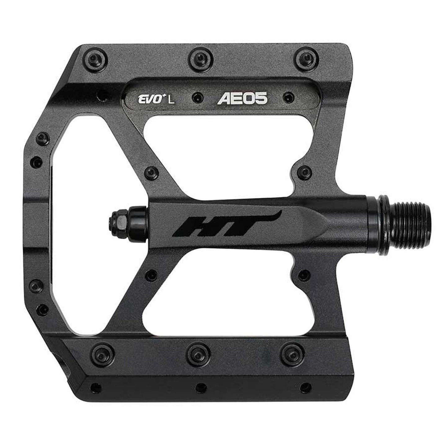 HT Components AE05 EVO+ Platform Pedals - Black - Pair [MPN: 102001AE05XX1J01D1X1]_1117767