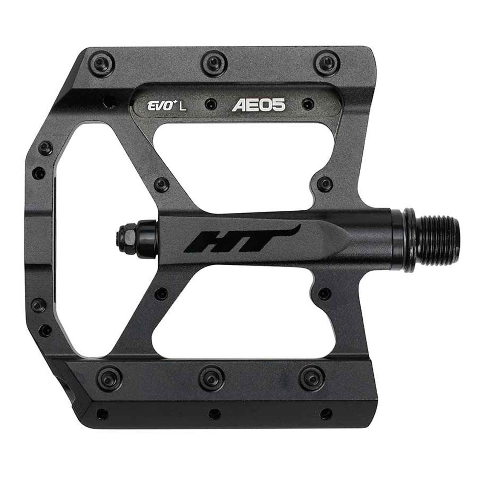 HT Components AE05 EVO+ Platform Pedals - Black - Pair [MPN: 102001AE05XX1J01D1X1]_1117767