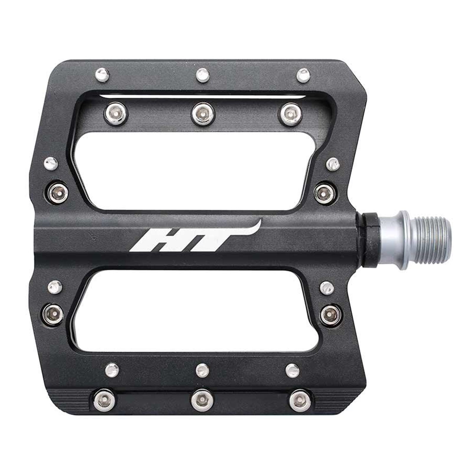 HT Components AN14A Nano Platform Bike Pedals - Aluminum - Black - Pair [MPN: 102001AN14AX1J01G1X0]_1117774