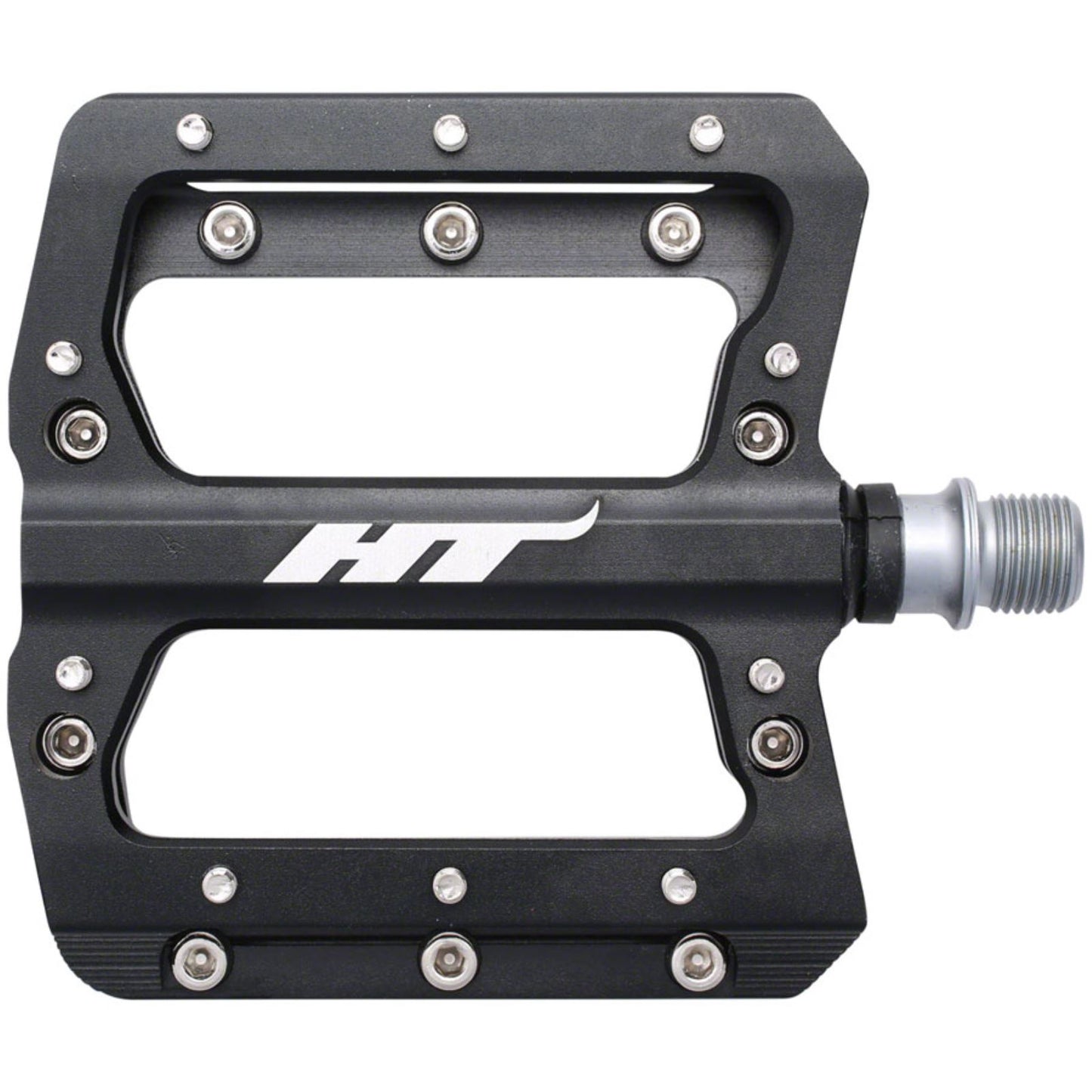 HT Components AN14A Nano Platform Bike Pedals - Aluminum - Black - Pair [MPN: 102001AN14AX1J01G1X0]_1348106
