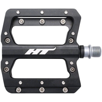 HT Components AN14A Nano Platform Bike Pedals - Aluminum - Black - Pair [MPN: 102001AN14AX1J01G1X0]_1348106