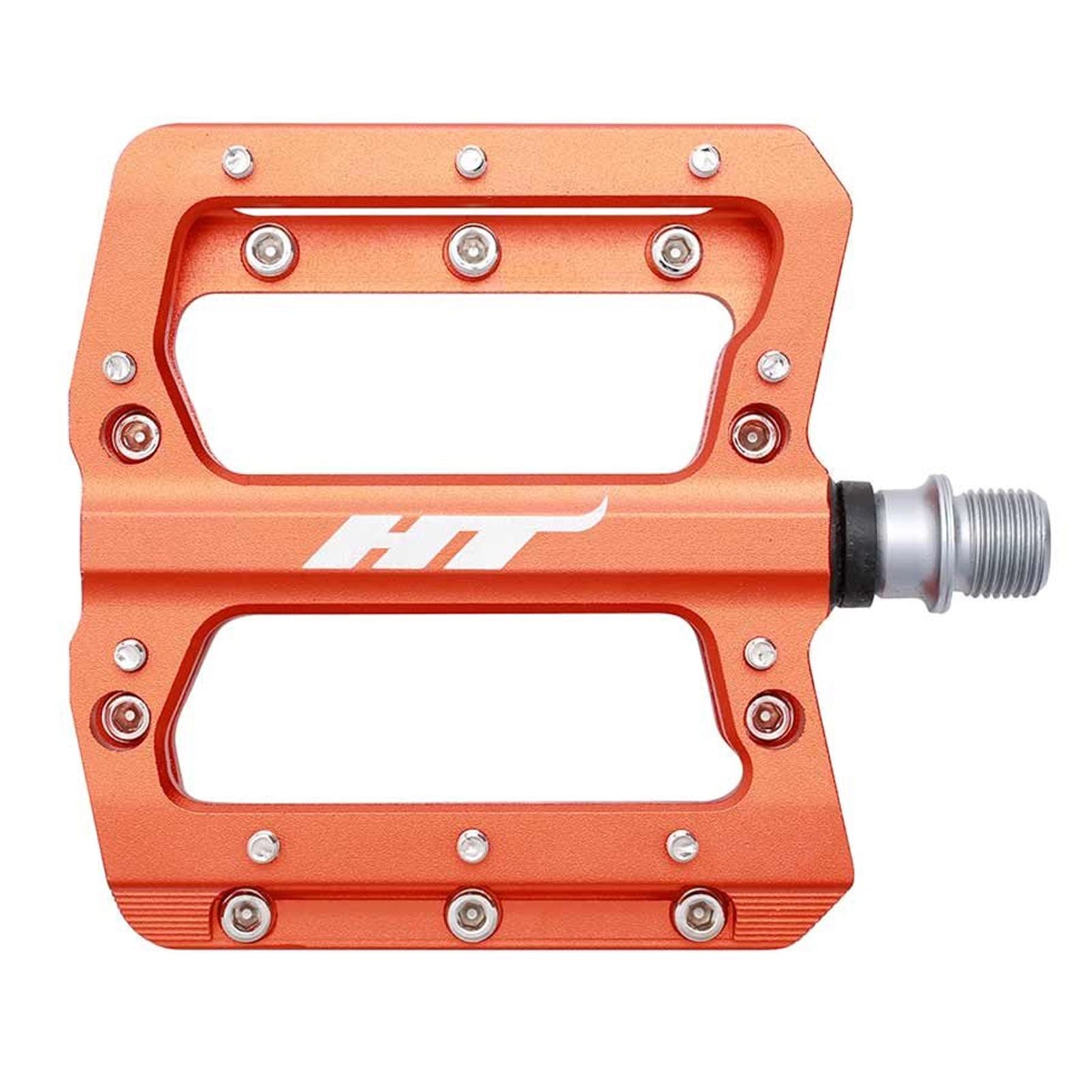HT Components AN14A Nano Platform Bike Pedals - Aluminum - Orange - Pair [MPN: 102001AN14AX1J05G1X0]_1117728