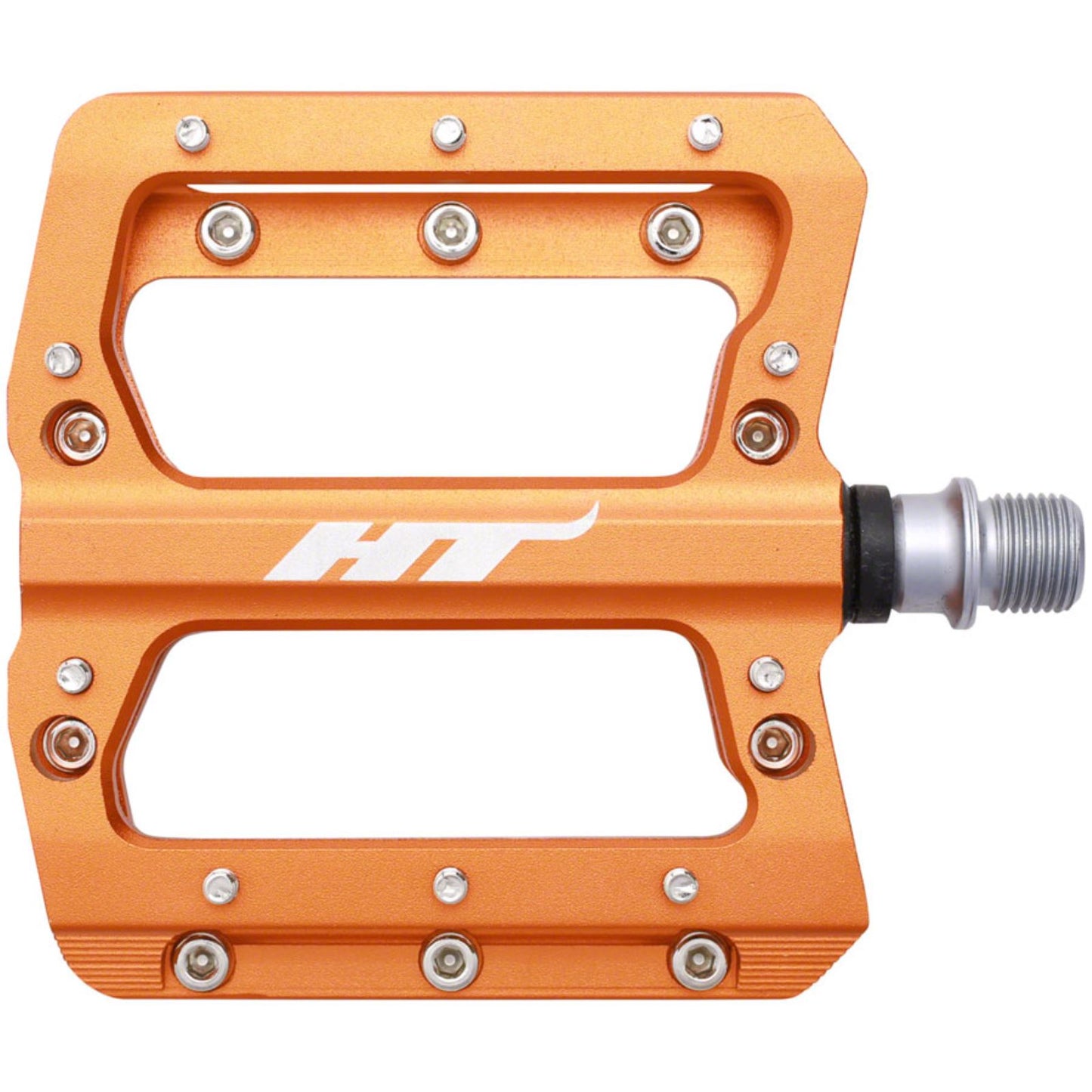 HT Components AN14A Nano Platform Bike Pedals - Aluminum - Orange - Pair [MPN: 102001AN14AX1J05G1X0]_1348354