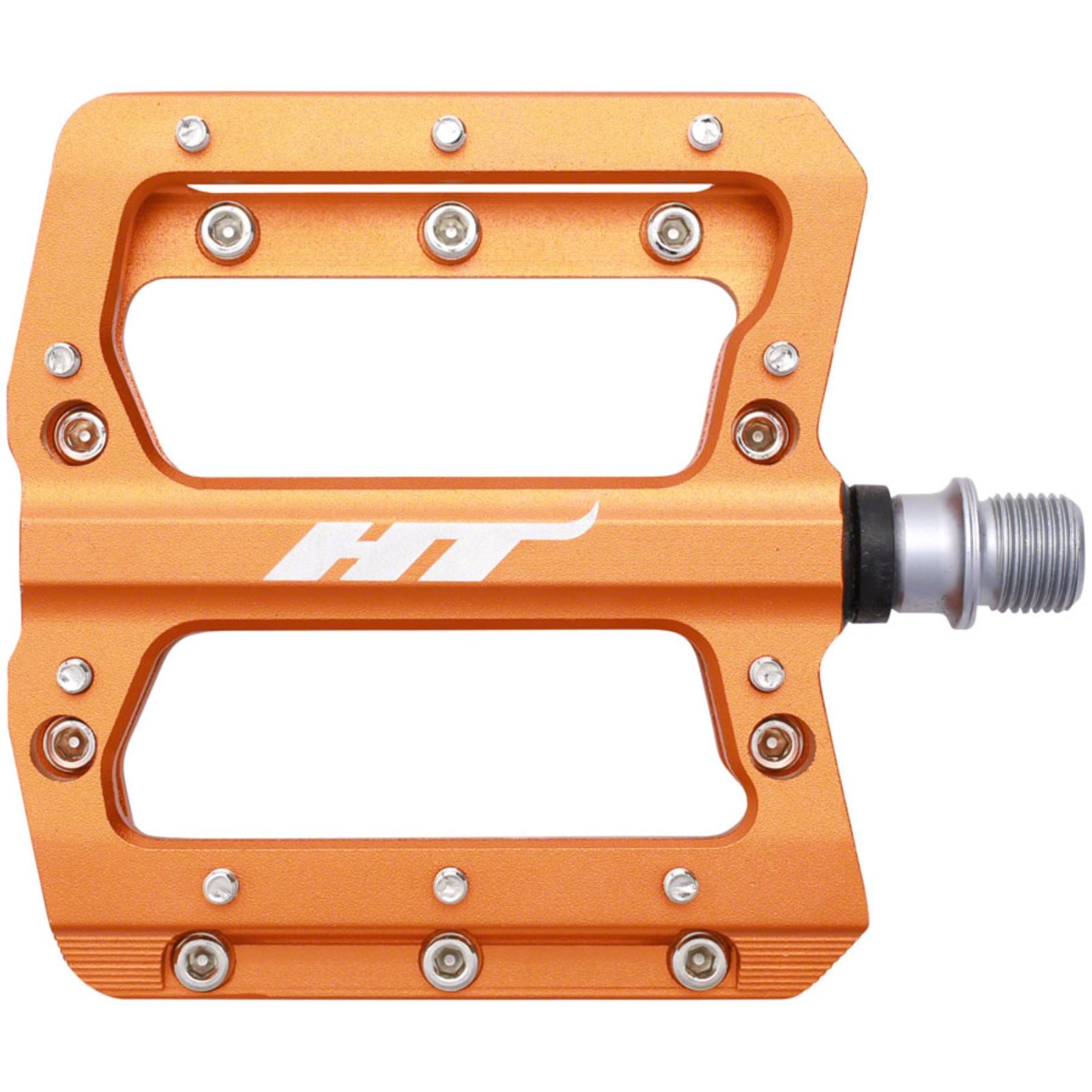 HT Components AN14A Nano Platform Bike Pedals - Aluminum - Orange - Pair [MPN: 102001AN14AX1J05G1X0]_1348354