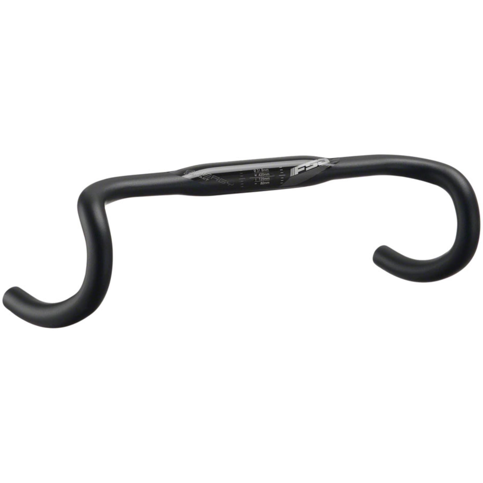 Full Speed Ahead Energy SCR Drop Handlebar - 31.8mm*420mm - Drop:125mm - Black [MPN: 185-0018013090]_1293405