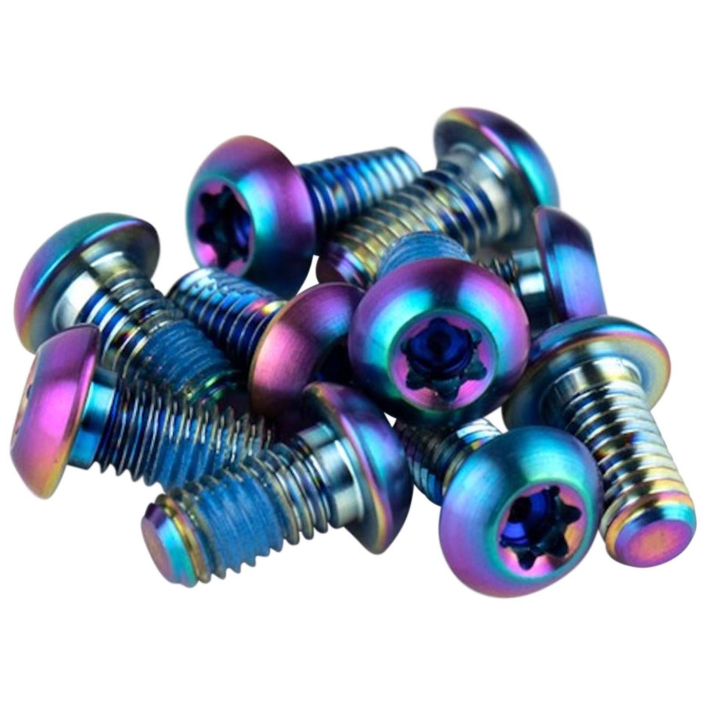SRAM Titanium Rotor Bolts - Rainbow - 12pcs [MPN: 00.5318.027.000]_1271829
