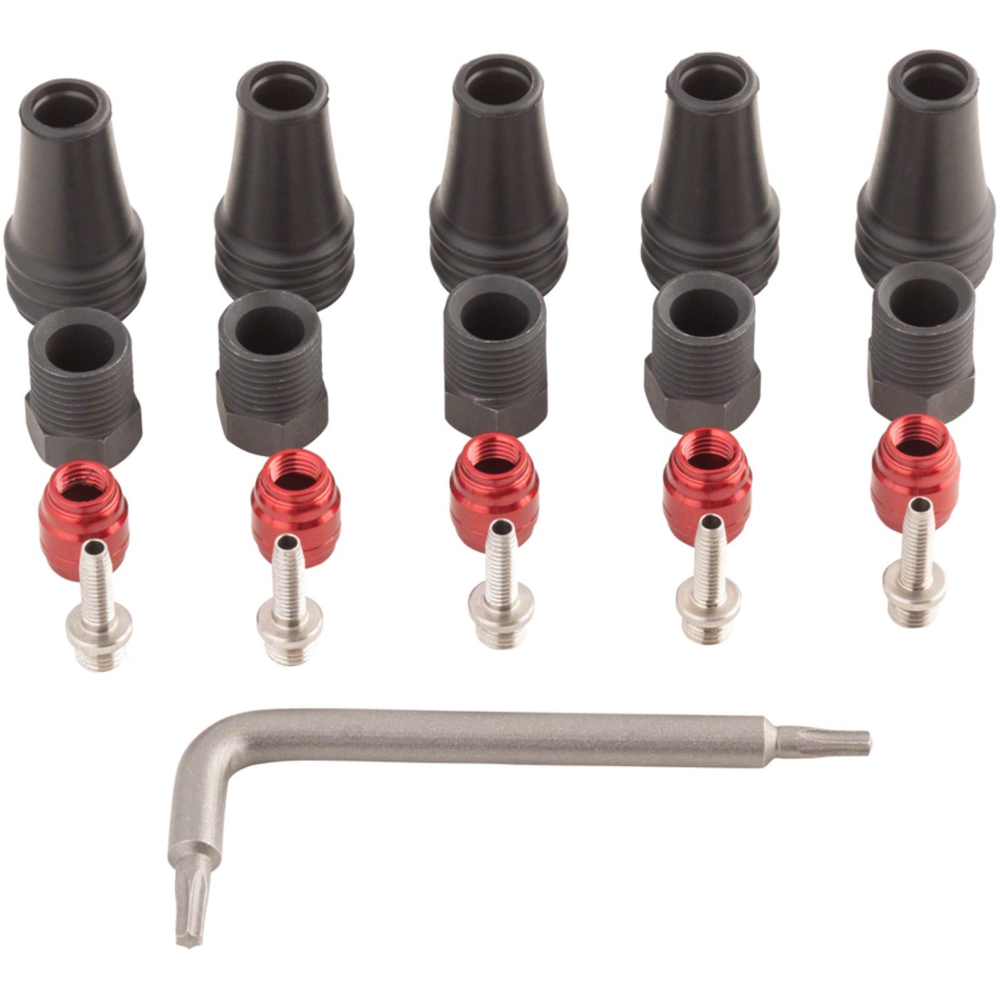 SRAM Hose Fitting Kit - Short Nut - AXS 2-Piece - 5pcs [MPN: 11.5018.061.000]_1270570