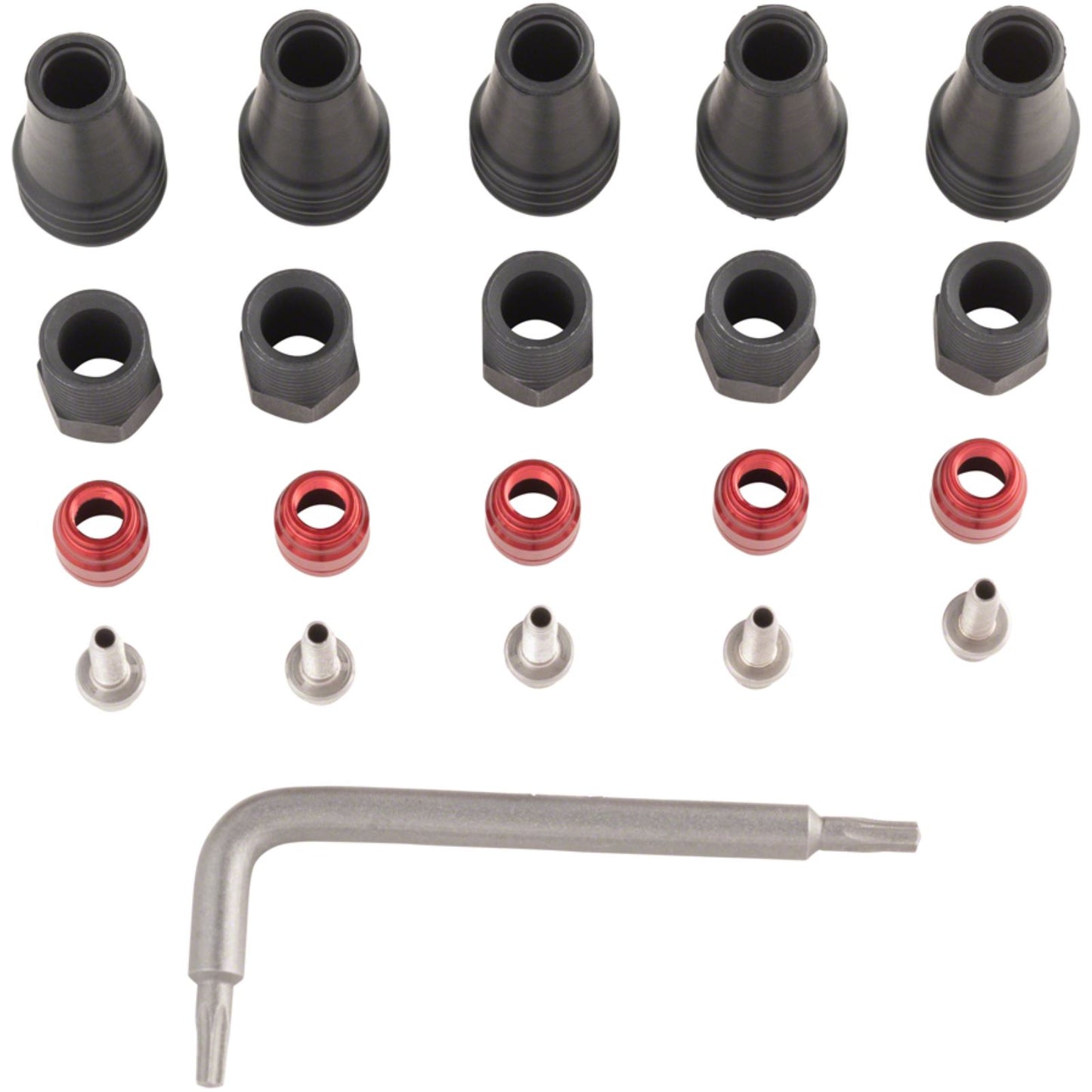 SRAM Hose Fitting Kit - Short Nut - AXS 2-Piece - 5pcs [MPN: 11.5018.061.000]_1270572