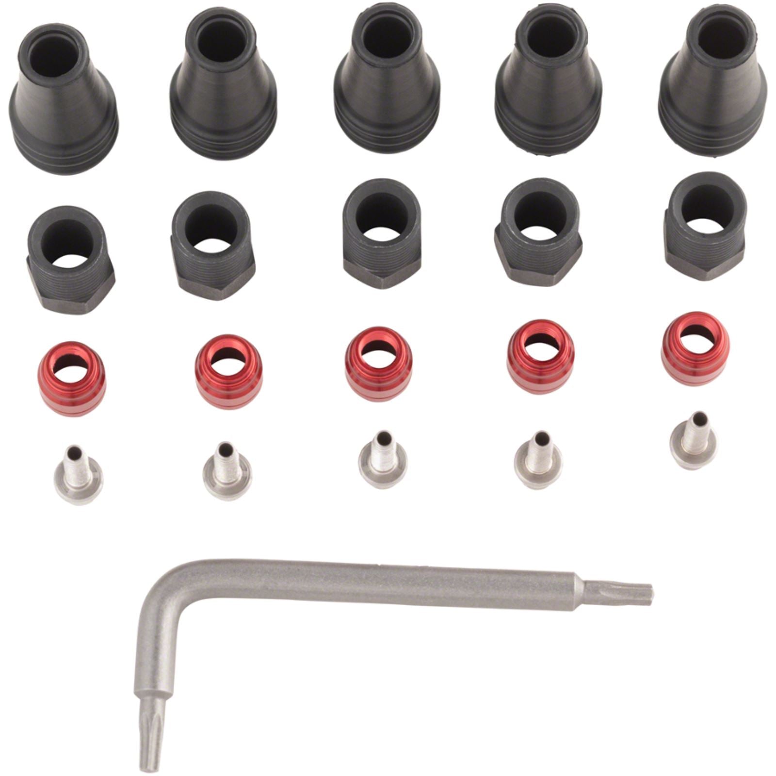 SRAM Hose Fitting Kit - Short Nut - AXS 2-Piece - 5pcs [MPN: 11.5018.061.000]_1270572