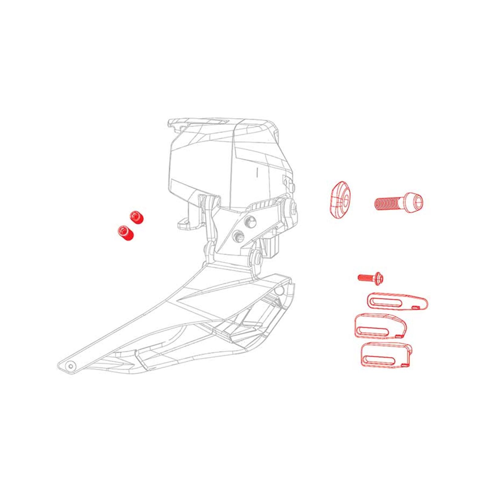 SRAM Force eTap AXS Front Derailleur Parts Kit [MPN: 11.7618.007.001]_1118873