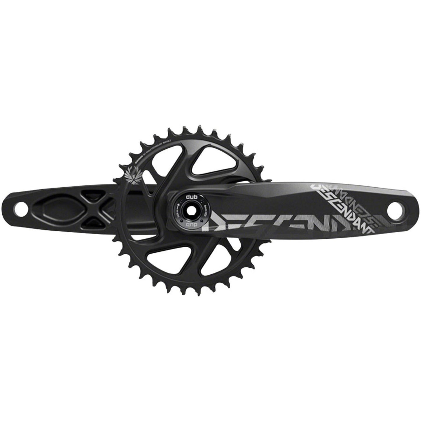 Truvativ Descendant DH DUB83 Crankset Direct Mount 34 DUB 165mm - Black [MPN: 00.6118.605.000]_1276358