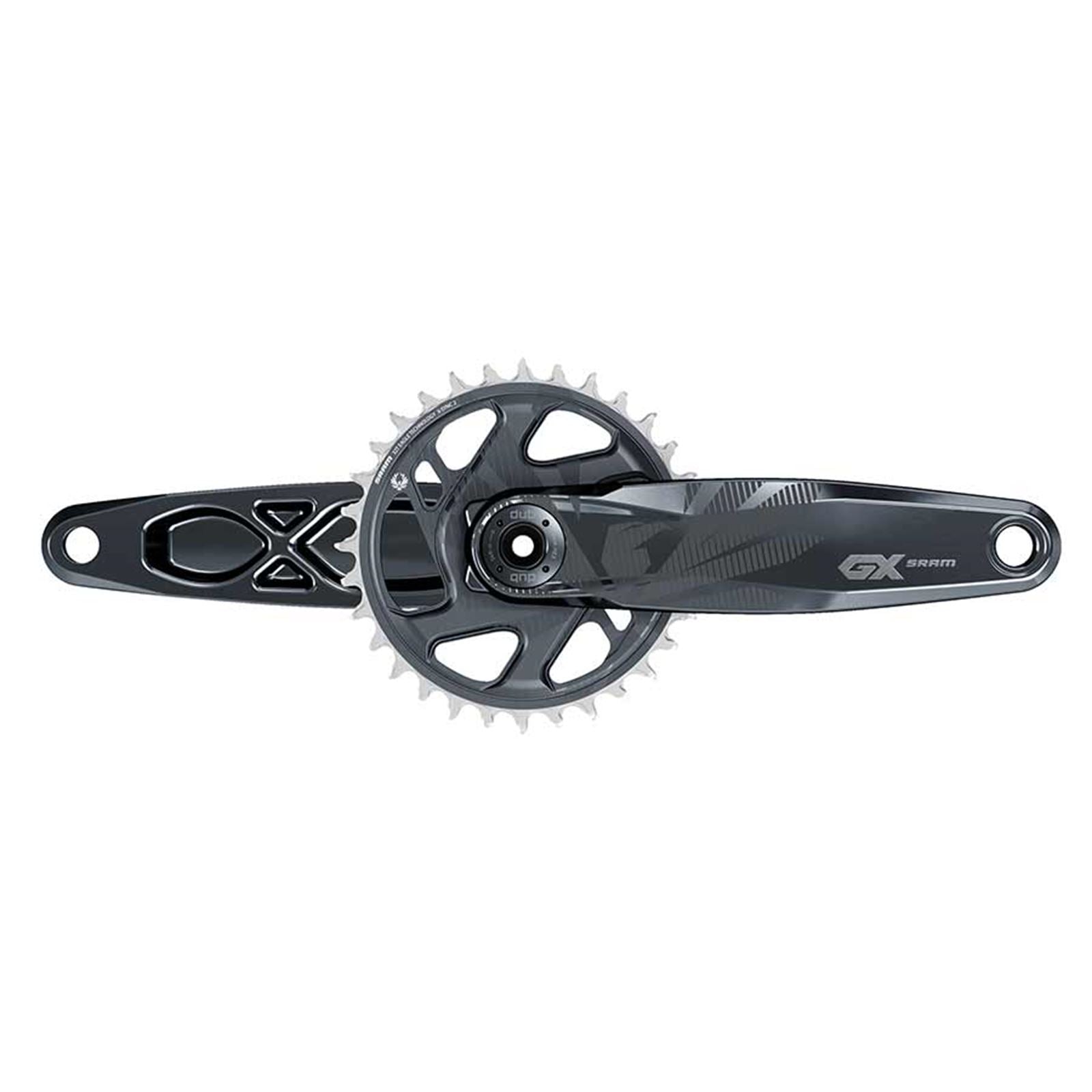 SRAM GX Eagle DUB C1 Crankset Speed: 11/12 - 170mm - Black [MPN: 00.6118.602.007]_1118977