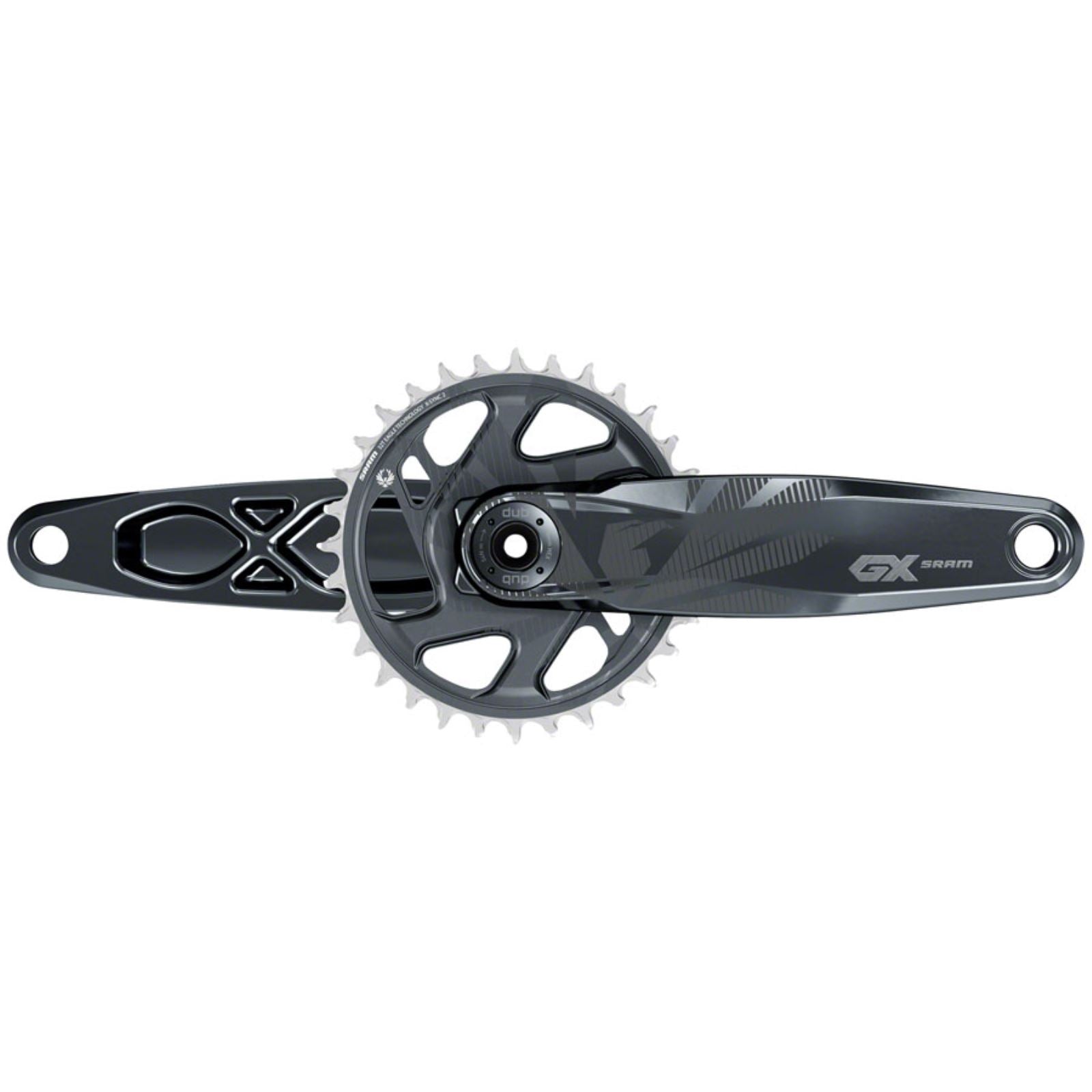 SRAM GX Eagle DUB C1 Crankset Speed: 11/12 - 170mm - Black [MPN: 00.6118.602.007]_1276292