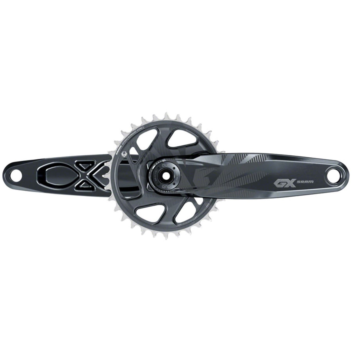 SRAM GX Eagle DUB C1 Crankset - Speed: 11/12 - Black [MPN: 00.6118.602.014]_1276298