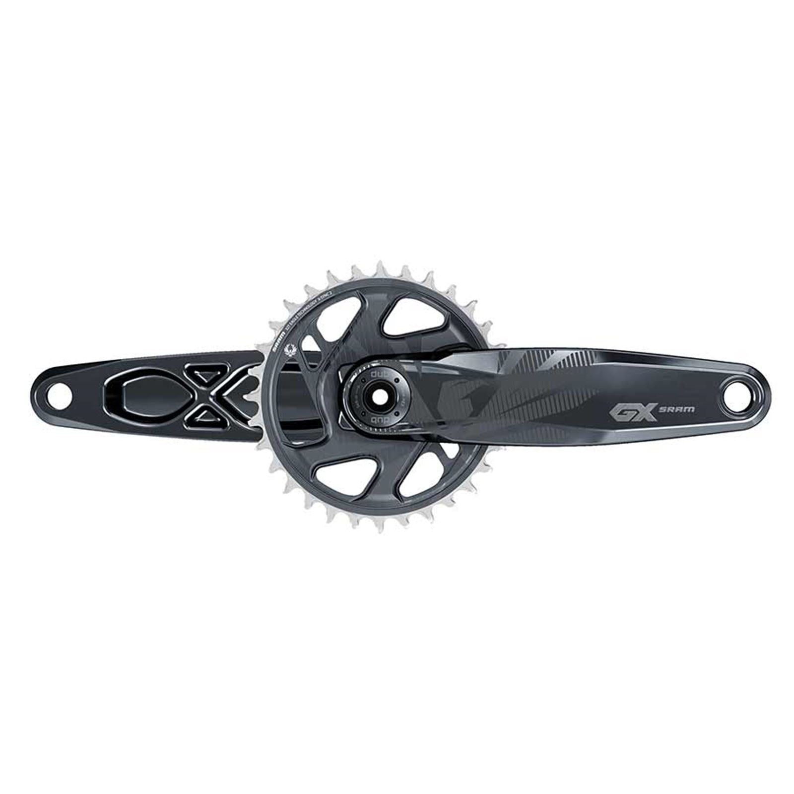 SRAM GX Eagle DUB C1 Crankset 175mm - Black [MPN: 00.6118.610.000]_1119010