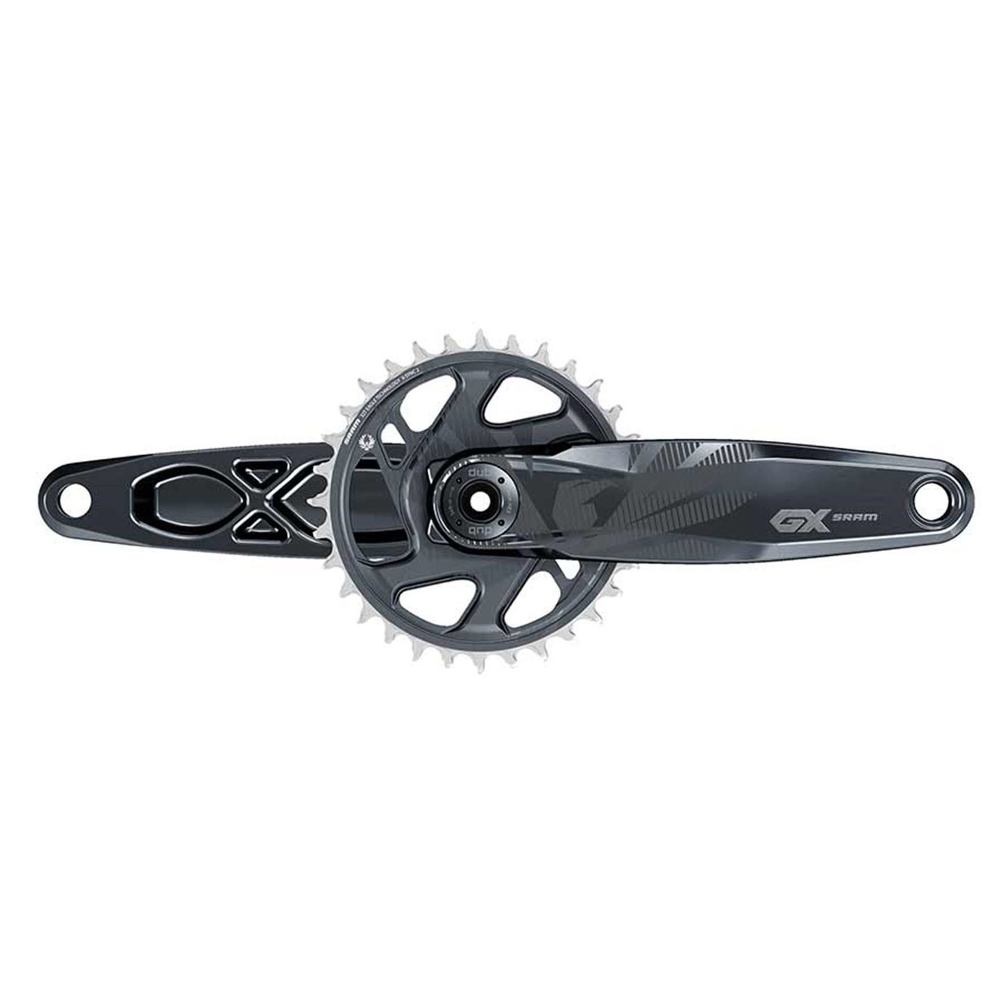 SRAM GX Eagle DUB C1 Crankset 165mm - Black [MPN: 00.6118.610.002]_1119012