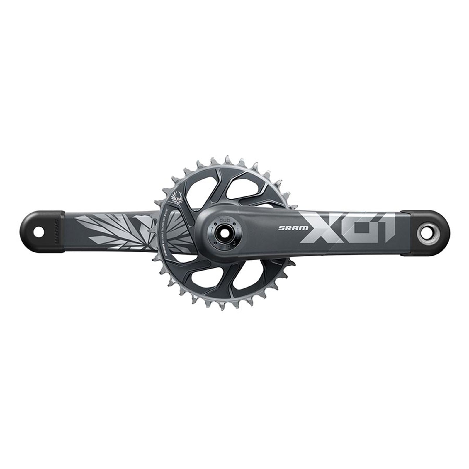 SRAM X01 Eagle DUB C3 Crankset 165mm - Black - SuperBoost+ [MPN: 00.6118.603.015]_1118980