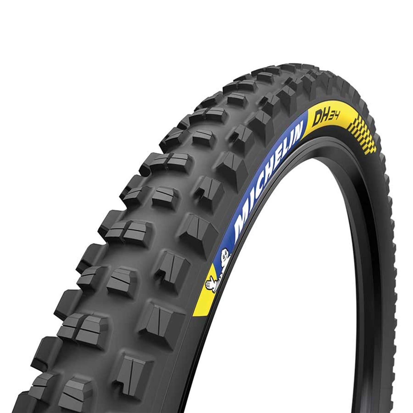 Michelin - Bicycle DH34 Tire 26''x2.40 - Wire - 2x55TPI - Black 28216_1119029