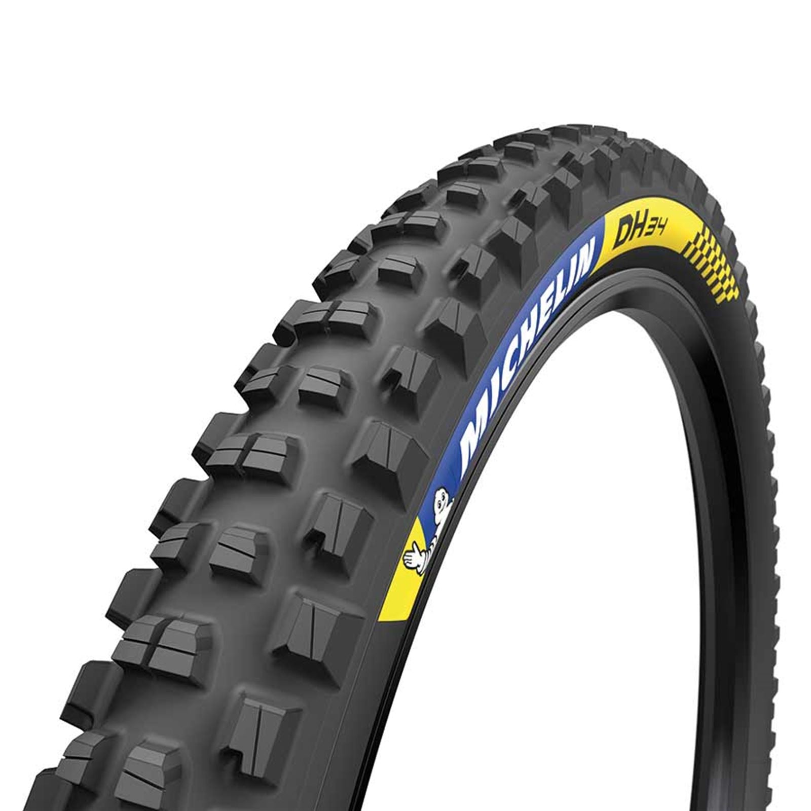 Michelin - Bicycle DH34 Tire 26''x2.40 - Wire - 2x55TPI - Black 28216_1119029