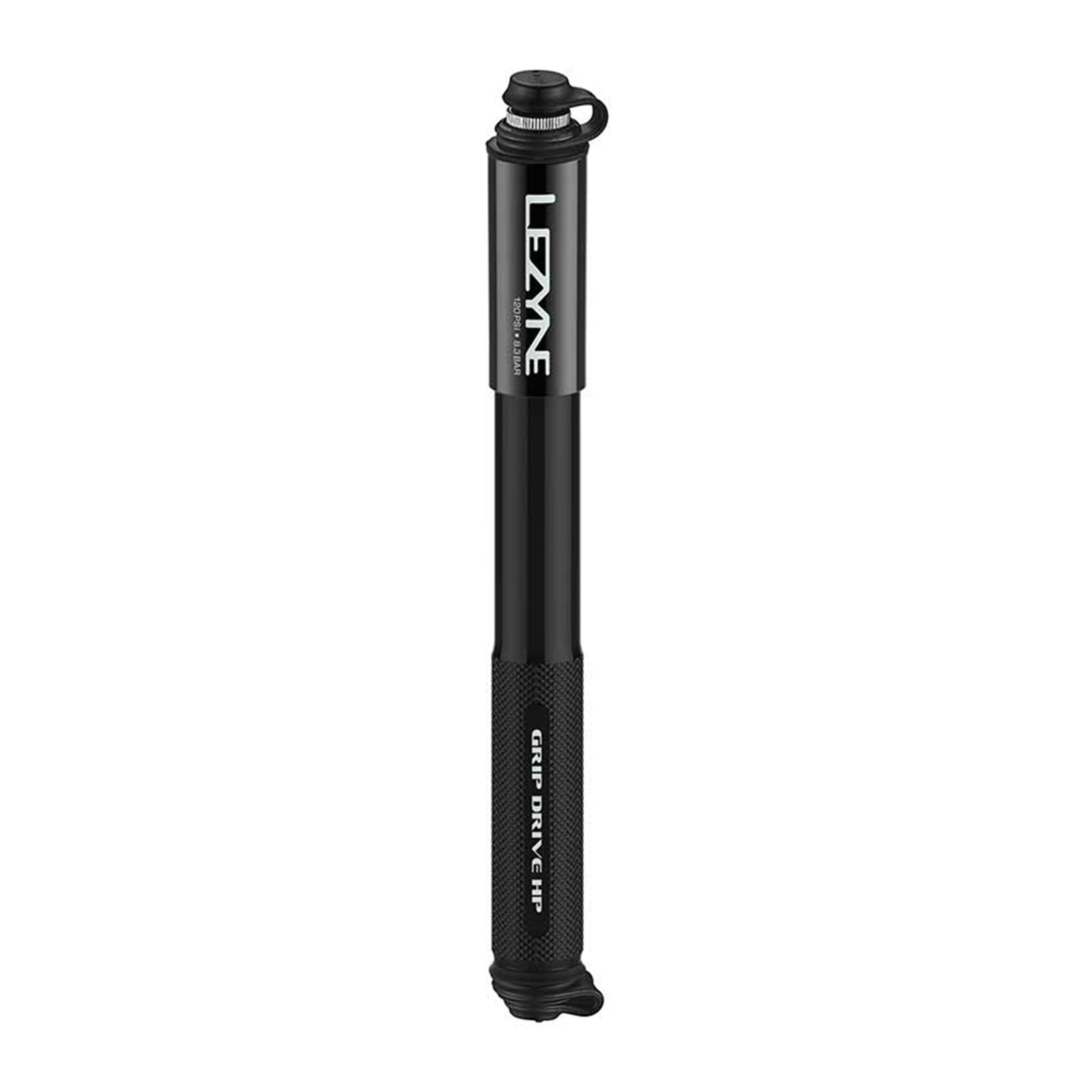 Lezyne Grip Drive HP Bike Pump 120PSI - Black 203mm [MPN: 1-MP-GRIPHP-V1M04]_1119619